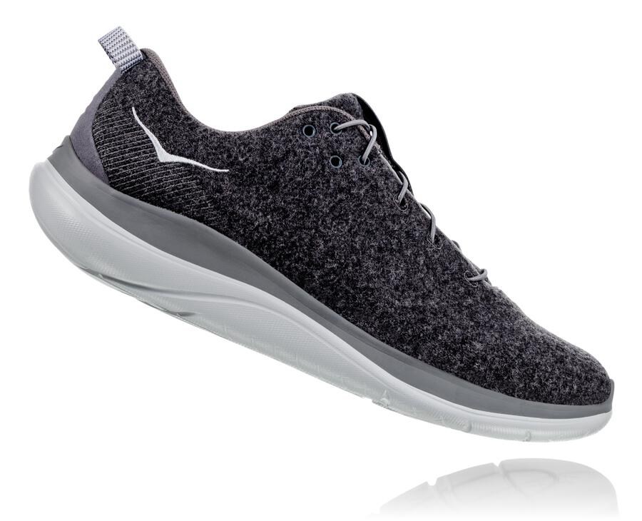 Hoka One One Løbesko Dame - Hupana Flow Wool - Mørkegrå - 281063SVG